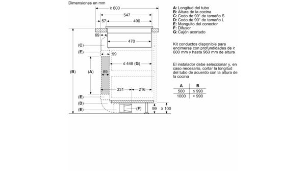 Serie 4 Placa de inducción con extractor integrado 80 cm sin perfiles PVS811B16E PVS811B16E-9