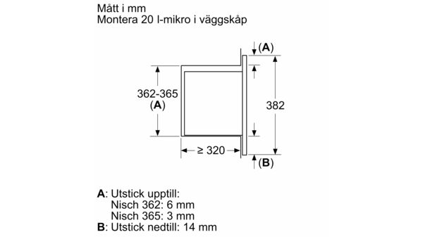 Serie 2 Inbyggnadsmikro Svart BFL523MB3 BFL523MB3-6