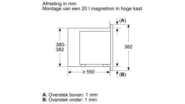 BEL620MB3 Inbouw microgolfoven | BOSCH BE