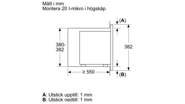 BFL623MS3 Inbyggnadsmikro | Bosch SE