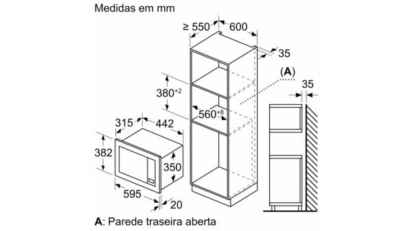 MICROONDAS BOSCH SERIE 2 BEL623MS3