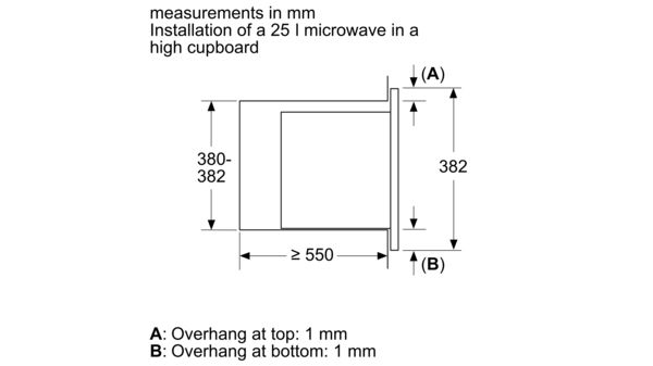 Series 2 Built-In Microwave Oven 59 x 38 cm Black BEL653MB3A BEL653MB3A-6