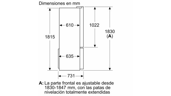 Serie 4 multi door 183 x 90.5 cm Acero antihuellas, Total No Frost KFN96APEA KFN96APEA-13