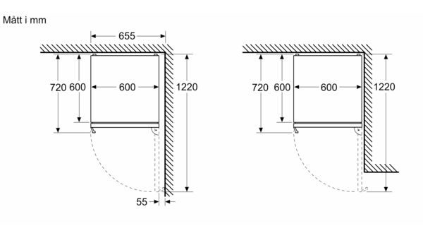 Serie 6 Kombinerad kyl/frys 203 x 60 cm Borstat stål med anti-fingerprint, Total No Frost KGN39AICU KGN39AICU-18
