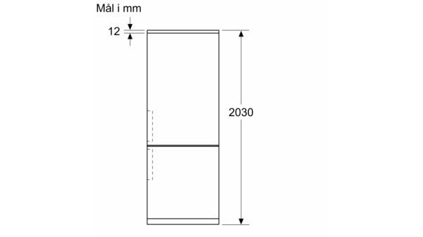 iQ300 Køle-/fryseskab 203 x 70 cm Fingeraftryk afvisende børstet stål , Total noFrost KG49N2IDF KG49N2IDF-13