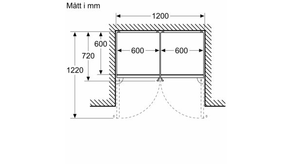 Serie 6 Kombinerad kyl/frys 203 x 60 cm Borstat stål med anti-fingerprint, Total No Frost KGN39AICU KGN39AICU-17