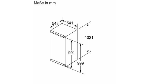 Serie 4 Einbau-Kühlschrank 102.5 x 56 cm Flachscharnier KIR31VFE0 KIR31VFE0-5