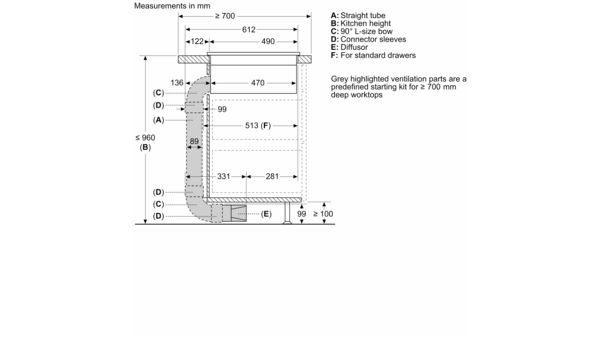 Recirculation kit HEZ9VDKR0 HEZ9VDKR0-3