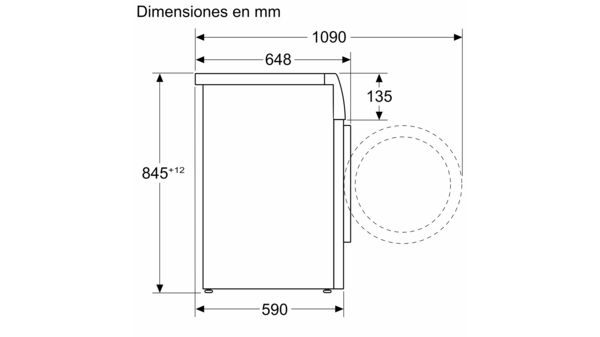 Serie 8 Lavadora de carga frontal 9 kg 1400 r.p.m. WGB244A0ES WGB244A0ES-14