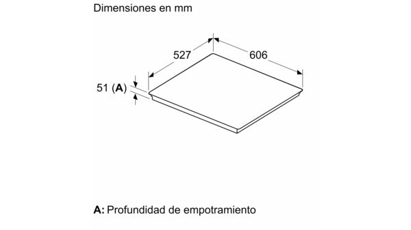 Serie 6 Placa de inducción 60 cm Negro, con perfiles  PID675HC1E PID675HC1E-6