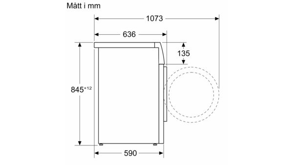 B-vara -Serie 6 Tvättmaskin, frontmatad 9 kg max. 1400 varv/min WGG244FTSNB WGG244FTSNB-14