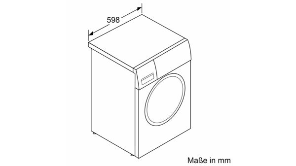 Serie 6 Waschmaschine, Frontlader 8 kg 1400 U/min. WAG28400 WAG28400-9