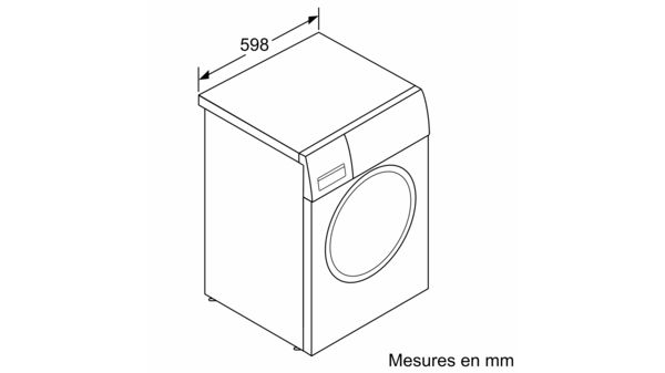 Serie | 8 Lave-linge, chargement frontal 8 kg 1600 trs/min WAW32640CH WAW32640CH-8
