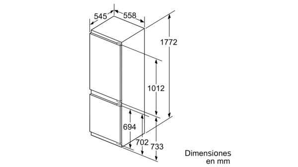 Serie | 6 Frigorífico combinado integrable 177.2 x 55.8 cm KIN86AF30 KIN86AF30-7