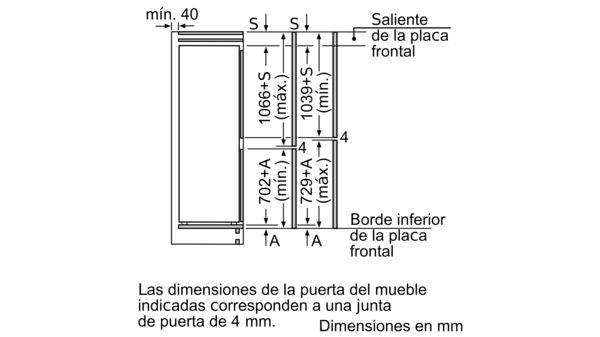 Serie | 6 Frigorífico combinado integrable 177.2 x 55.8 cm KIN86AF30 KIN86AF30-9