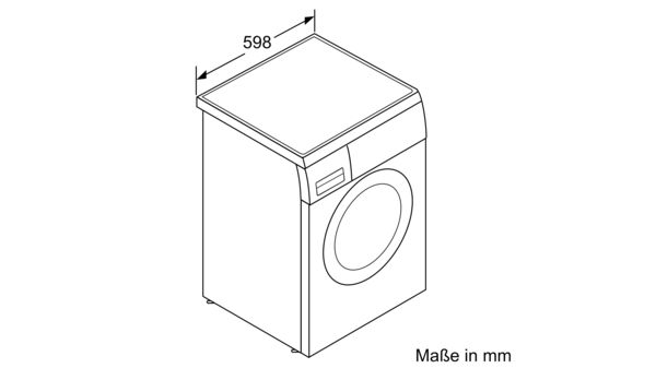 Serie 6 Waschmaschine, Unterbaufähig - Frontlader 8 kg 1400 U/min. WUU28T20 WUU28T20-6