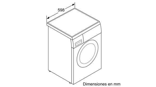 Serie | 6 washing machine, front loader 8 kg 1200 rpm WAQ24468ES WAQ24468ES-5