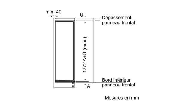 Serie | 6 Réfrigérateur intégrable 177.5 x 56 cm soft close flat hinge KIR81SD30Y KIR81SD30Y-5