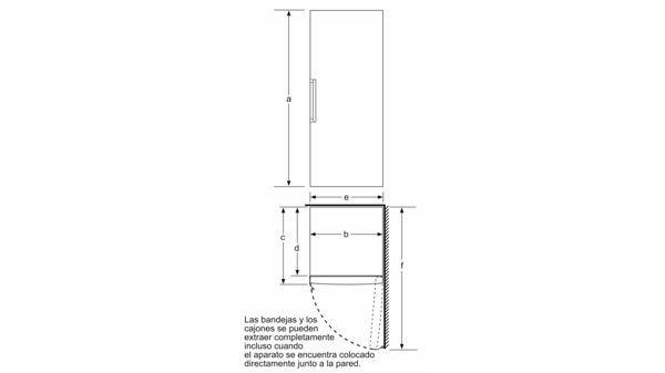Serie | 6 Congelador de libre instalación 191 x 70 cm Blanco GSN58AW30 GSN58AW30-6
