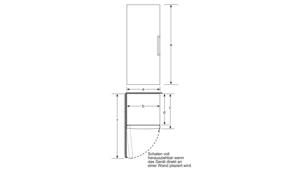 Serie | 6 Freistehender Kühlschrank inox-antifingerprint KSV36BI30 KSV36BI30-11