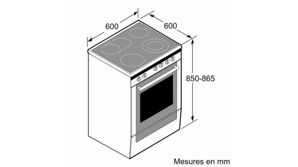 Serie | 6 free-standing induction cooker Blanc HCA748120 HCA748120-10