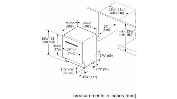 500 Series Dishwasher Stainless steel SHPM65W55N SHPM65W55N-6