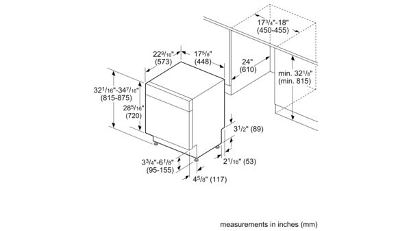 Bosch Spx68u55uc Frigorífico Congelador Vario Integrable