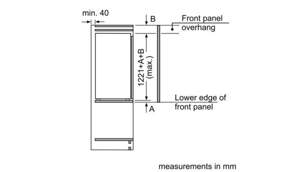 Serie | 8 Réfrigérateur intégrable KIF41AD40Y KIF41AD40Y-2