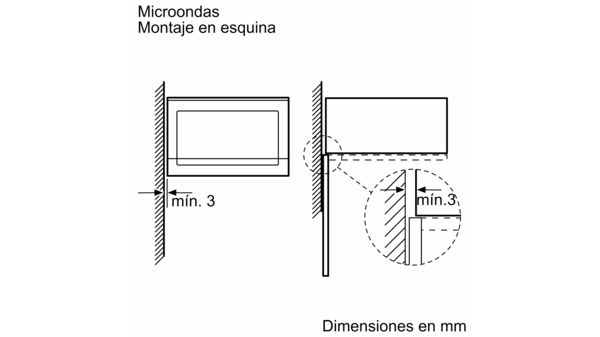 Serie | 6 Microondas integrable Blanco HMT75M624 HMT75M624-6