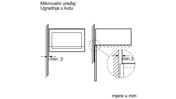Serie | 6 Ugradbena mikrovalna pećnica Nehrđajući čelik HMT84M654 HMT84M654-6