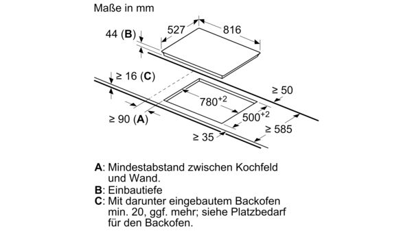 Serie 8 Elektro-Kochfeld 80 cm Schwarz, Mit Rahmen aufliegend PKM875DP1D PKM875DP1D-7