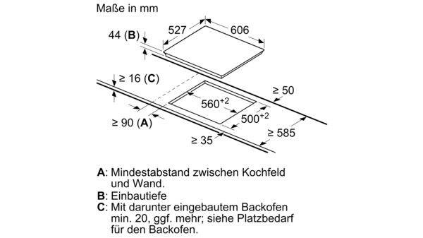 Serie 8 Elektro-Kochfeld 60 cm Schwarz, Mit Rahmen aufliegend PKN675DP1D PKN675DP1D-7