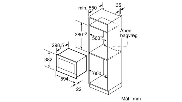 N 70 Mikroovn til indbygning Graphite-Grey C17GR01G0 C17GR01G0-7