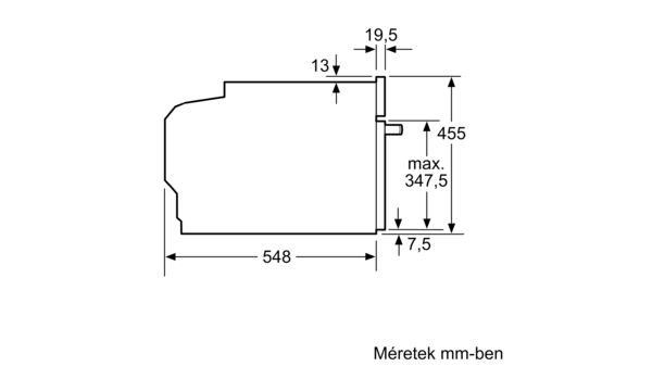Serie 8 Beépíthető kompakt sütő mikrohullám funkcióval 60 x 45 cm Fekete CMG7761B1 CMG7761B1-9