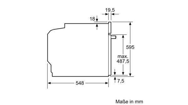 Serie | 8 Einbau-Backofen mit Mikrowellenfunktion 60 x 60 cm HMG6764B1 HMG6764B1-8