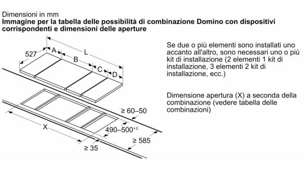 Serie 8 Domino, piano cottura a gas 30 cm Vetroceramica, Nero PRB3A6D70 PRB3A6D70-8
