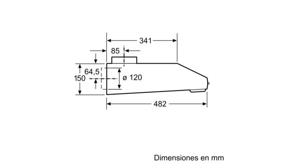 Serie 4 Campana convencional 60 cm Acero inoxidable DUL63CC55 DUL63CC55-8