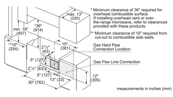 Benchmark® Gas Slide-in Range 30'' Stainless steel HGIP054UC HGIP054UC-10