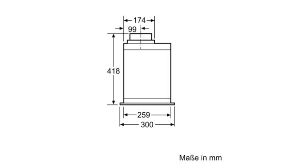 Serie 6 Lüfterbaustein 52 cm Edelstahl DHL575C DHL575C-8