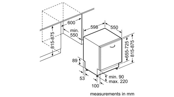 bosch serie 4 smv50c10gb