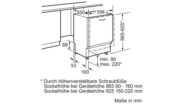 Serie | 4 Vollintegrierter Geschirrspüler 60 cm XXL SBV46IX00E SBV46IX00E-10