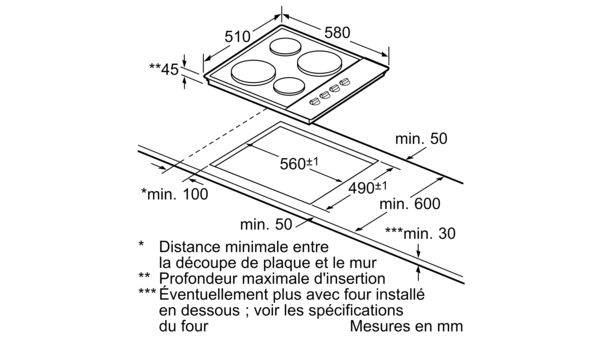 Serie | 2 table de cuisson électrique 60 cm Acier inox PEE689CA1 PEE689CA1-5