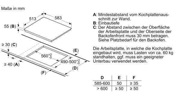 Serie 4 Induktionskochfeld 60 cm herdgesteuert, Schwarz, Mit Rahmen (Comfort Profil) aufliegend NIF645CB1E NIF645CB1E-7