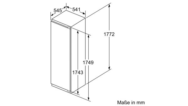 Serie 4 Einbau-Kühlschrank 177.5 x 56 cm Flachscharnier KIR81VFF0 KIR81VFF0-9