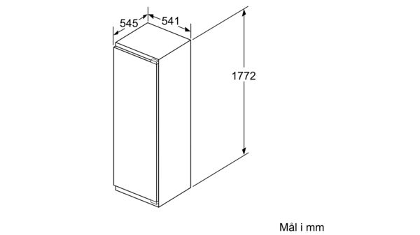 Serie | 4 Integrerbart køleskab med fryser 177.5 x 56 cm KIL82VS30 KIL82VS30-7