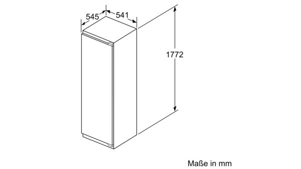 Serie 4 Einbau-Kühlschrank mit Gefrierfach 177.5 x 56 cm Flachscharnier KIL82VFF0 KIL82VFF0-7