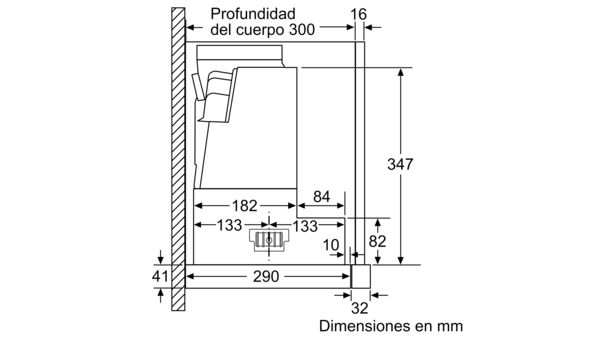 Serie 8 Campana telescópica 90 cm Acero inoxidable DFS097K51 DFS097K51-14