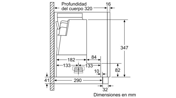Serie 8 Campana telescópica 90 cm Acero inoxidable DFS097K51 DFS097K51-11