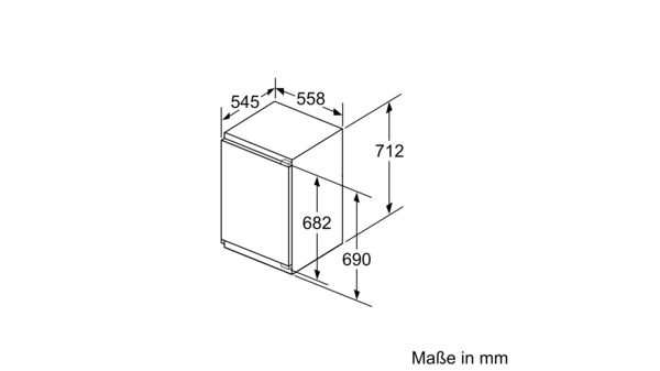 Serie 6 Einbau-Gefrierschrank 71.2 x 55.8 cm Flachscharnier mit Softeinzug GIV11ADC0 GIV11ADC0-7