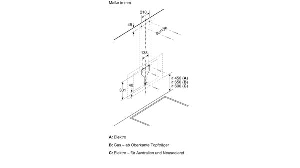 Serie | 6 Wandesse 90 cm Klarglas schwarz bedruckt DWK98JQ69 DWK98JQ69-12